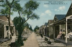 Hollywood Cottages, Seaside, Long Island Postcard