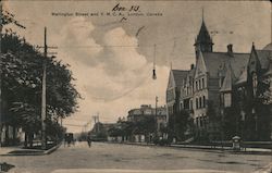 Wellington Street and Y.M.C.A. Postcard