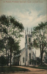 St. Michael's Protestant Episcopal Church Litchfield, CT Postcard Postcard Postcard