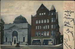 Savings Bank of New Britain and Y.M.C.A. Building Connecticut Postcard Postcard Postcard