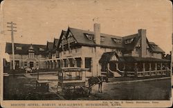 Bisonte Hotel, Harvey Management Postcard