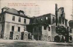 North and West View, St. John's Institute for Deaf Mutes St. Francis, WI Postcard Postcard Postcard