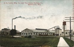 G. B. Lewis Mfg. Co. and Van Camp Packing Co. Postcard