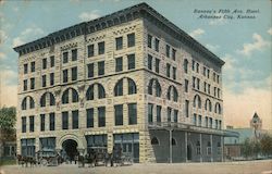 Ranneo's Fifth Ave. Hotel Arkansas City, KS Postcard Postcard Postcard