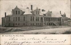 Guard House Fort Riley, KS Postcard Postcard Postcard