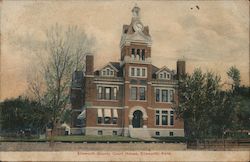 Ellsworth County Court House Kansas Postcard Postcard Postcard