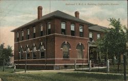 Railroad Y.M.C.A. Building Coffeyville, KS Postcard Postcard Postcard