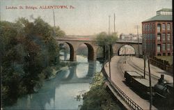 Linden St. Bridge Allentown, PA Postcard Postcard Postcard