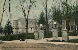 Thompson Music Hall and Entrance, Wilson College Postcard