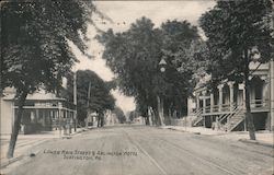 Lower Main Street and Arlington Hotel Slatington, PA Postcard Postcard Postcard