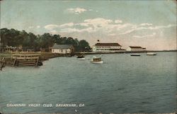 Savannah Yacht Club Georgia Postcard Postcard Postcard