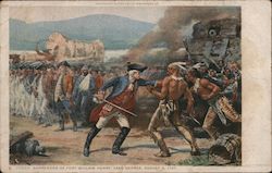 Surrender of Fort William Henry Postcard