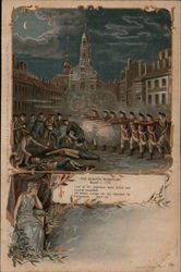 The Boston Massacre, March 5, 1770 Patriotic Postcard Postcard Postcard