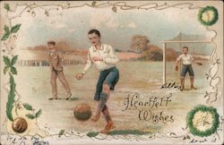 Heartfelt Wishes - Soccer Postcard