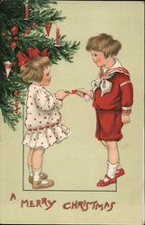 A Merry Christmas Children Postcard Postcard Postcard