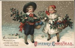 A Merry Christmas Children Postcard Postcard Postcard