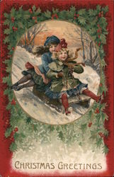 Christmas Greetings Postcard