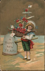 A Happy New Year Postcard