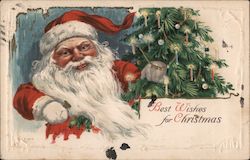 Best Wishes for Christmas Postcard