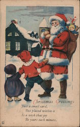 Christmas Greetings Postcard