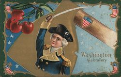 Washington, his bravery Postcard