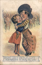 Cowboy in Love Postcard