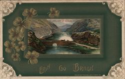 Lake, Gap of Dunloe Hill, Erin go Bragh St. Patrick's Day Postcard Postcard Postcard