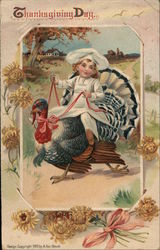 Thanksgiving Day Turkeys Postcard Postcard Postcard