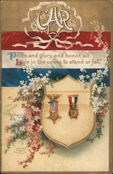 GAR Pride, and glory, and honor,all Live in the colors to stand or fall Memorial Day Postcard Postcard Postcard