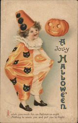 A Jolly Halloween Postcard