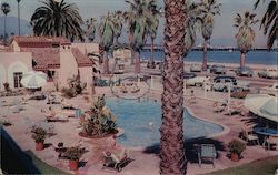 Ocean Palms Motor Lodge Santa Barbara, CA Postcard Postcard Postcard