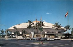 Honolulu International Center Arena Hawaii Postcard Postcard Postcard