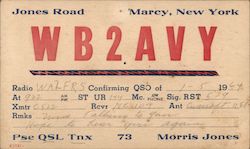 WB2AVY Postcard