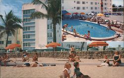 The Friendly Bluewater Hotel Postcard