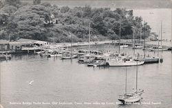 Baldwin Bridge Yacht Basin Old Saybrook, CT Postcard Postcard Postcard