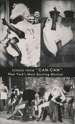 Scenes from "Can-Can" New York's Most Exciting Musical Postcard Postcard Postcard