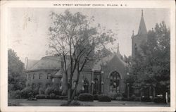 Main Street Methodist Church Dillon, SC Postcard Postcard Postcard