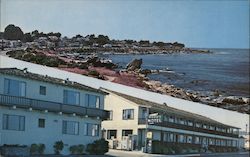 "Ocean Front" Motel Postcard