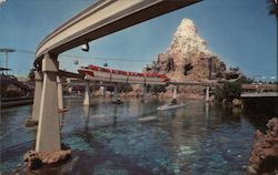 Monorail System at Disneyland Anaheim, CA Postcard Postcard Postcard