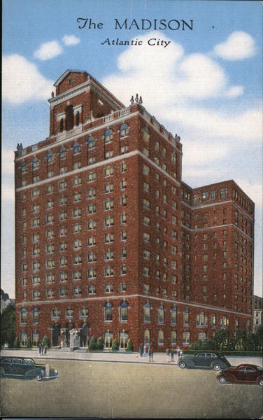 The Madison Atlantic City, NJ Postcard