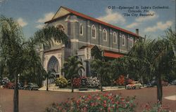 Episcopal St. Luke's Cathedral, "The City Beautiful" Postcard