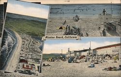 Mission Beach, California Postcard Postcard Postcard