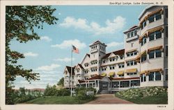 Soo-Nipi Lodge, Lake Sunapee New Hampshire Postcard Postcard Postcard