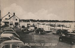 Lyons' Pier Restaurant, Rex Marine Basin Pier, 144 Water Street South Norwalk, CT Postcard Postcard Postcard