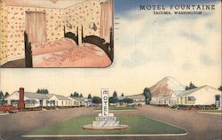 Motel Fountaine Postcard