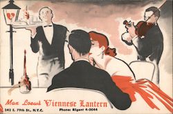 Max Lowe's Viennese Lantern New York City, NY Postcard Postcard Postcard