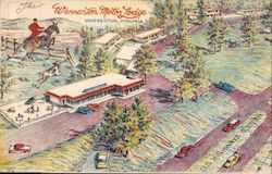 Warrenton Motor Lodge Postcard