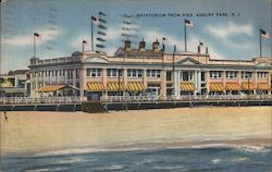 Natatorium from Pier Asbury Park, NJ Postcard Postcard Postcard