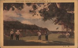 Greeting from Clinton Hollow Postcard