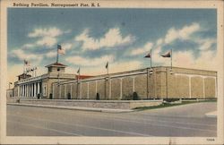 Bathing Pavilion Narragansett Pier, RI Postcard Postcard Postcard